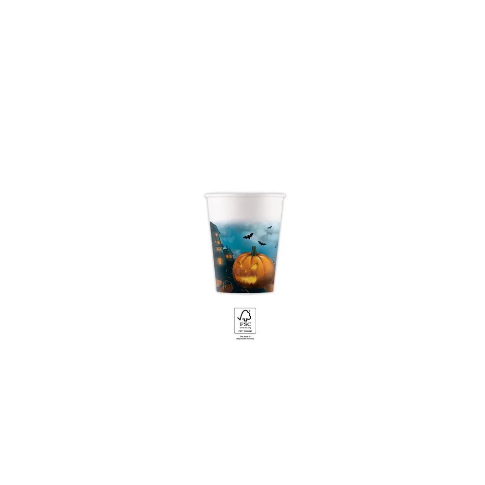 Halloween Sensations paper cup 8 pcs 200 ml FSC