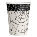 Halloween Web paper cups 8 pcs 250 ml