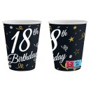 Happy Birthday B&C Happy Birthday 18 paper cups 6 pcs 200 ml