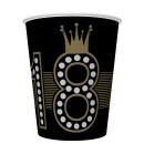 Happy Birthday Hollywood Style Happy Birthday 18 paper cups 8 pieces 250 ml