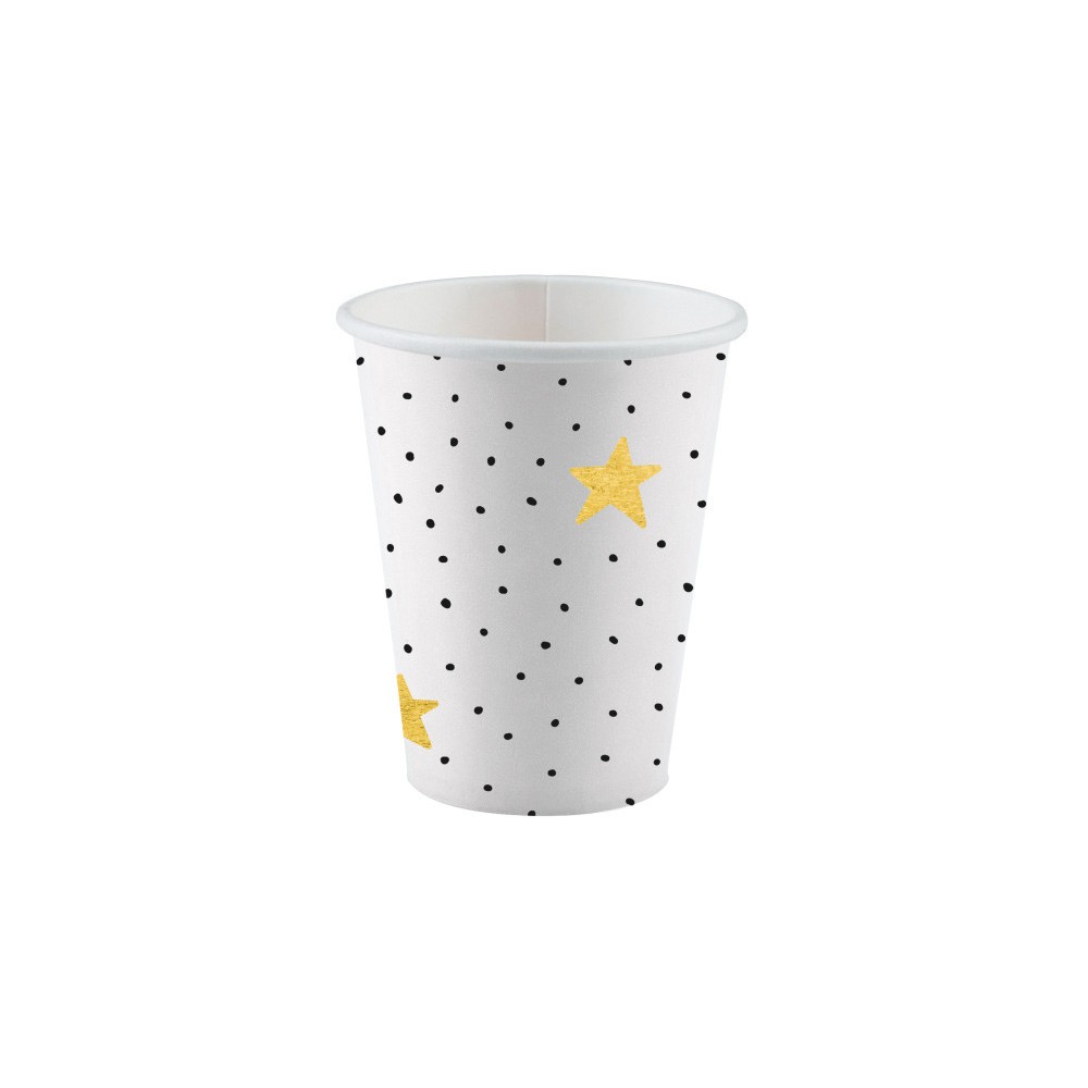 Baby Gold Hello paper cup 8 pcs 250 ml