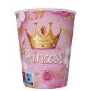 Princess Crown Princess paper cup 8 pcs 250 ml