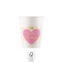 Princess Little Princess paper cup 8 pcs 200 ml FSC