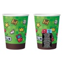 Gamer Game On Paper Cup Set of 6, 200 ml