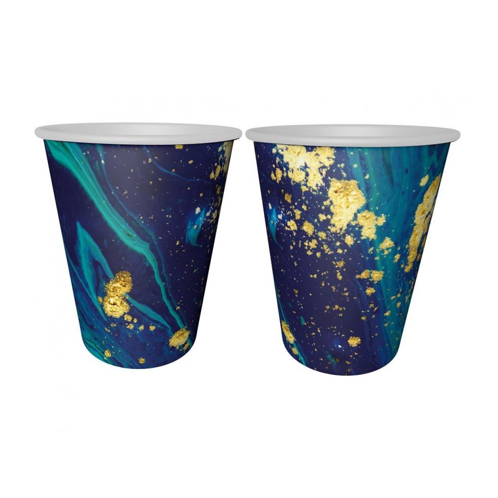 Colour Midnight Blue Blue paper cup 6 pcs 240 ml
