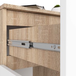 KOMODA K80 2D 1SZ CLP PK DĄB SONOMA / BIAŁY