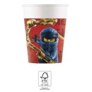 Lego Ninjago paper cup 8 pcs 200 ml FSC