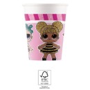 LOL Surprise Glitterati paper cup 8 pcs 200 ml FSC