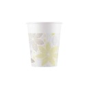 Flower Foliage Leaf paper cup 8 pcs 200 ml