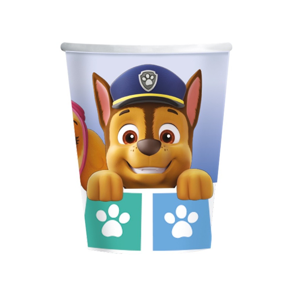 Paw Patrol Color Paws paper cup 8 pcs 250 ml