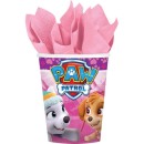 Paw Patrol Pink paper cup 8 pcs 250 ml