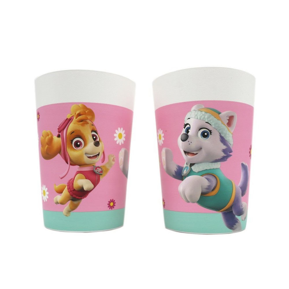 Paw Patrol Skye és Everest plastic cup 2-piece set 230 ml