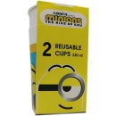 Minions The Rise of Gru plastic cup 2-piece set 230 ml