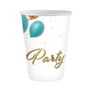 Party Balloon paper cup 6-piece set 250 ml