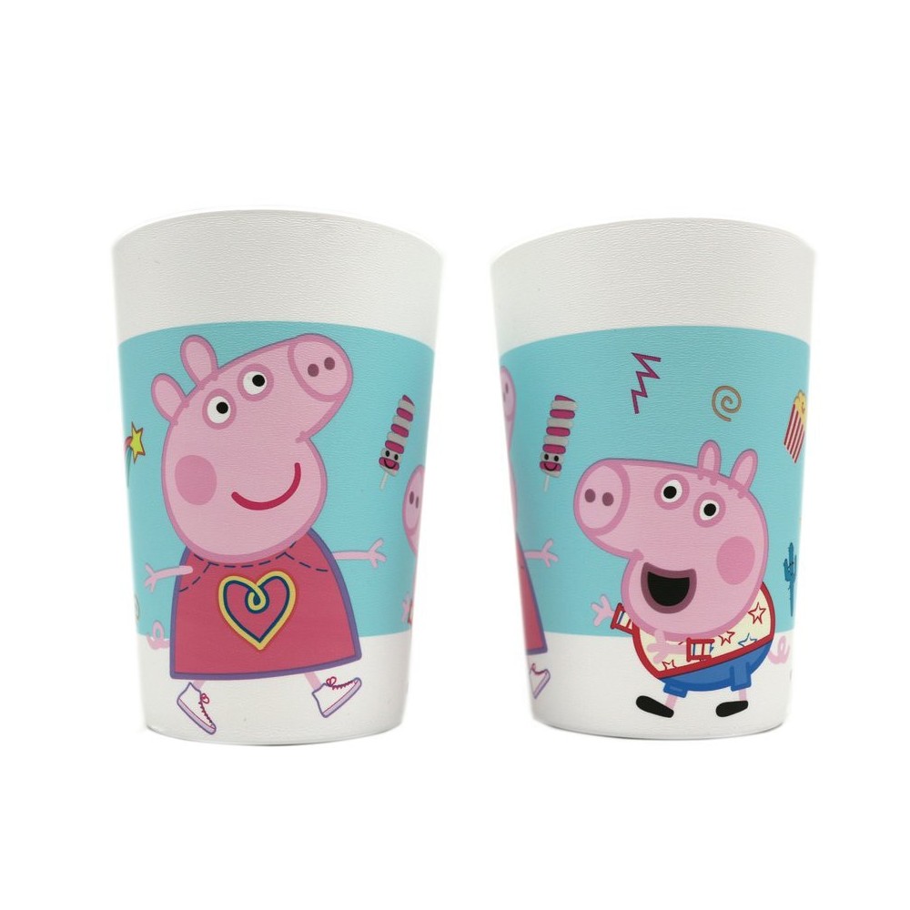 Peppa Pig Messy Play plastic cup 2 piece set 230 ml