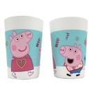 Peppa Pig Messy Play plastic cup 2 piece set 230 ml