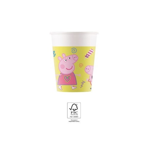 Peppa Pig Messy Play paper cup 8 pcs 200 ml FSC
