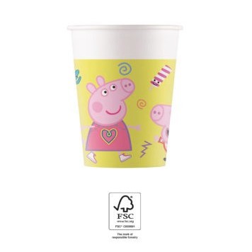 Peppa Pig Messy Play paper cup 8 pcs 200 ml FSC