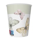 Butterfly Light paper cup 8 pcs 250 ml