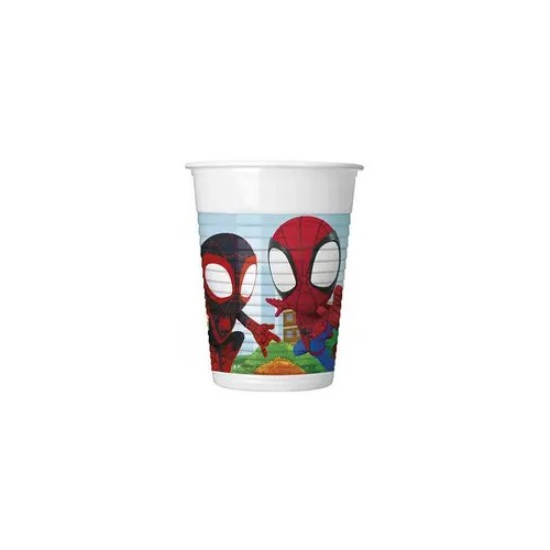 Spiderman Spidey plastic cup 8 pcs 200 ml