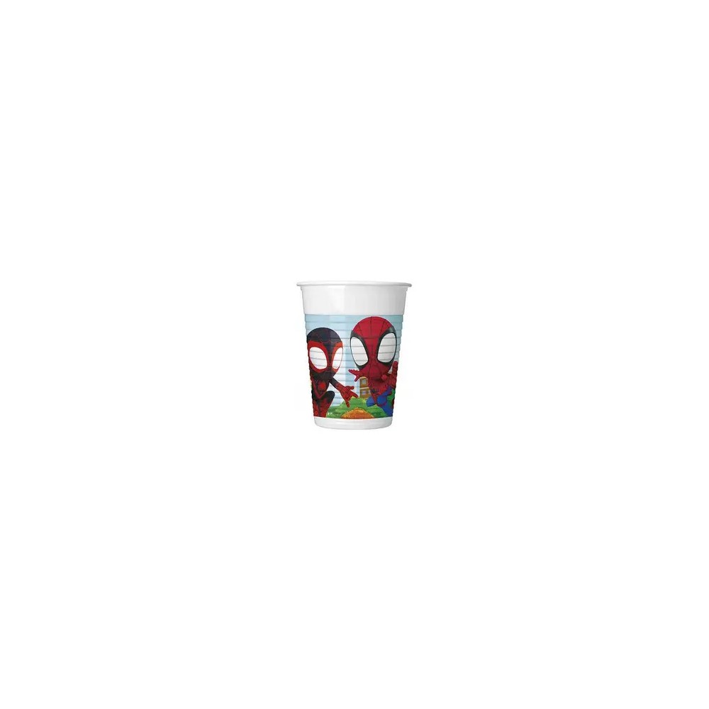 Spiderman Spidey plastic cup 8 pcs 200 ml