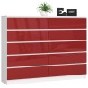 KOMODA K160 10SZ CLP PK CZERWONY POŁYSK