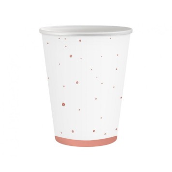 Colour Rose Gold Celebrate Pink paper cup, 6 pcs, 250 ml