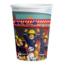 Fireman Sam Teamwork paper cup 8-piece 250 ml