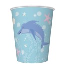 Mermaid Pastel paper cup 8 pcs 250 ml