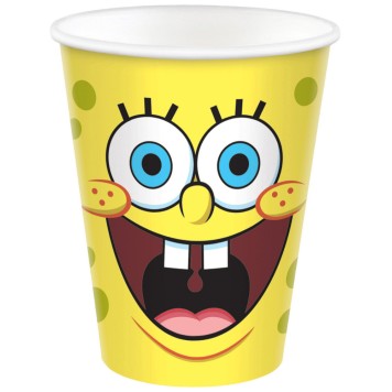 SpongeBob Laugh paper cup 8 pcs 250 ml