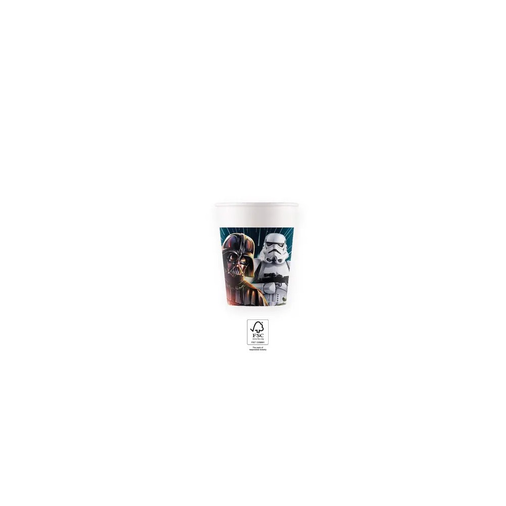 Star Wars Galaxy paper cup 8 pcs 200 ml FSC