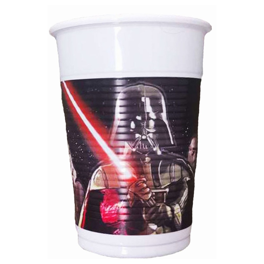 Star Wars Lightsaber plastic cup 8 pcs 200 ml