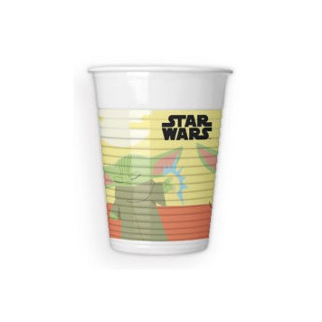 Star Wars The Mandalorian plastic cup set of 8 200 ml