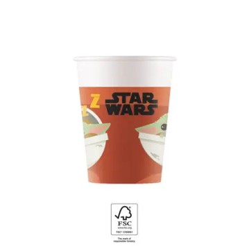 Star Wars The Mandalorian paper cup 8 pcs 200 ml FSC