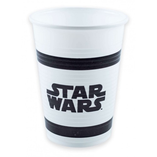 Star Wars Troopers plastic cup set of 8, 200 ml