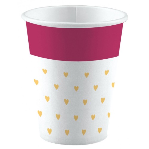 Love Everyday paper cup 8 pcs 250 ml