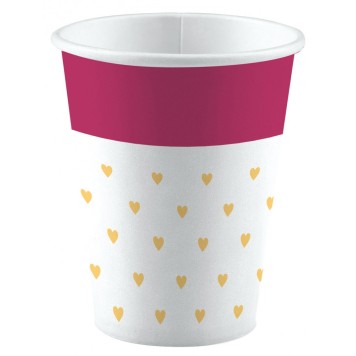 Love Everyday paper cup 8 pcs 250 ml