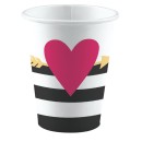 Love Everyday paper cup 8 pcs 250 ml