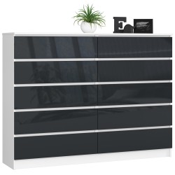 KOMODA K160 10SZ CLP PK GRAFIT POŁYSK