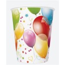 Colour Balloons balloon paper cup set of 8 250 ml