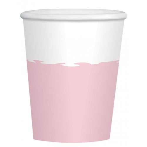 Colour Rose Gold paper cup 8 pcs 250 ml
