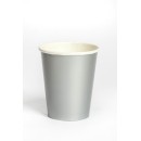 Colour Silver paper cup 8 pcs 250 ml