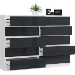 KOMODA K160 10SZ CLP PK GRAFIT POŁYSK