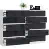 KOMODA K160 10SZ CLP PK GRAFIT POŁYSK