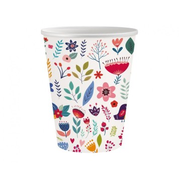 Spring Have Fun Light paper cup 6 pcs 250 ml