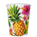 Colour Mix Tropical Paper Cup Set of 8 - 250 ml