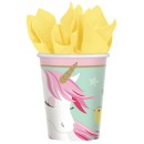 Unicorn Magical paper cup 8 pcs 250 ml
