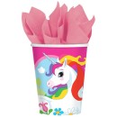 Unicorn Meadow paper cup 8 pcs 250 ml