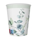 Colour Eucalyptus Twigs Flower paper cup 8 pcs 250 ml