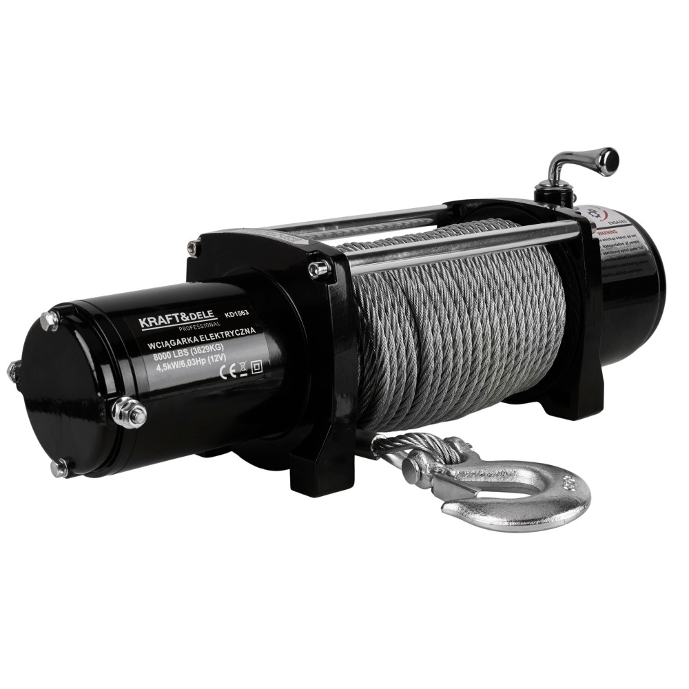 Wyciągarka - Wciągarka elektryczna KD1563 8000LBS 12V